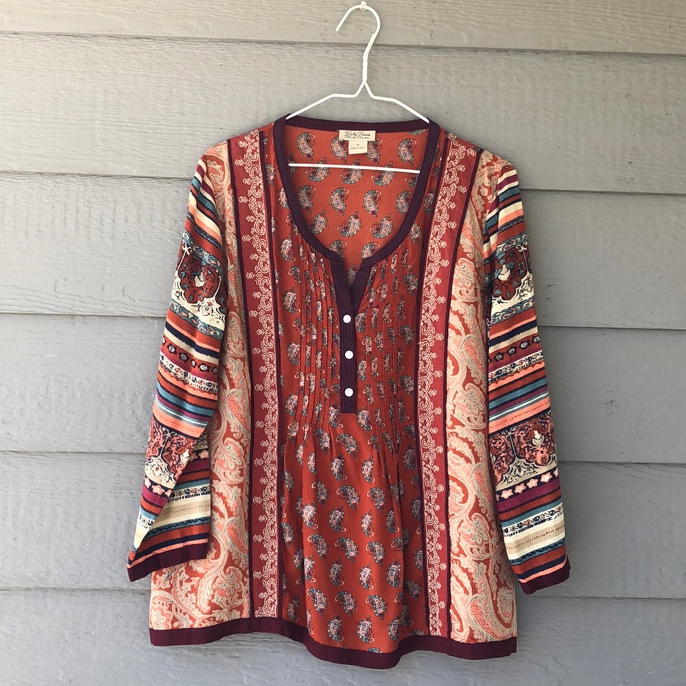 Lucky Brand Paisley Tunic